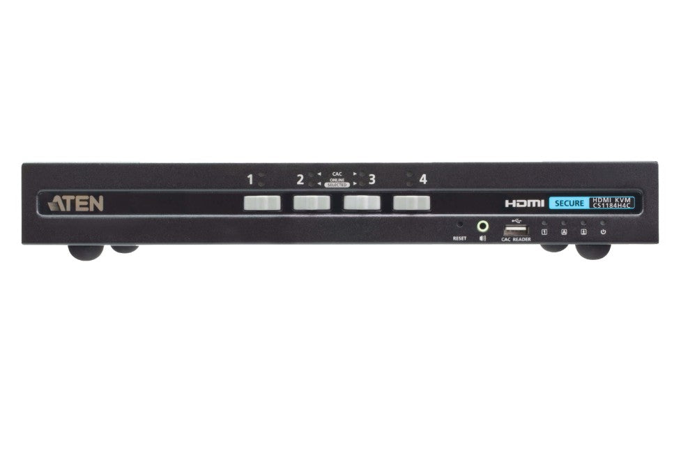 Aten 4-Port USB HDMI Secure KVM Switch with CAC (PSD PP v4.0 Compliant) Aten 4-Port USB HDMI Secure KVM Switch with CAC (PSD PP v4.0 Compliant)